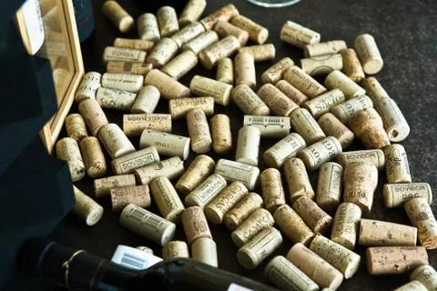 Corks On A Heap Stock Photos
