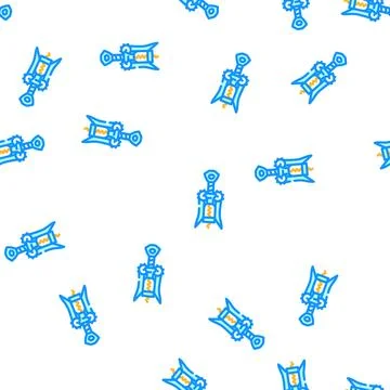 Corkscrew hand wine vector seamless pattern 스톡 일러스트