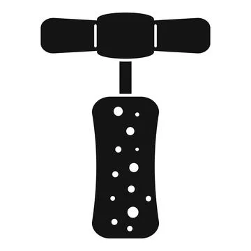 Corkscrew icon, simple style Stock Illustration