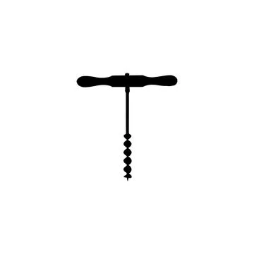 Corkscrew icon. Simple style wine company big sale poster background symbol.. Stock-Illustration