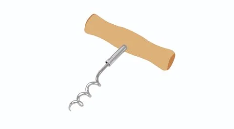 Corkscrew Stock Illustration