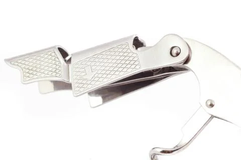 Corkscrew isolated on a white background Stock Photos