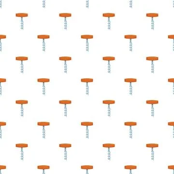 Corkscrew wine opener seamless pattern background repeating Stock Illustration