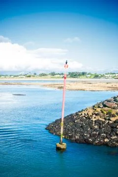 Cormoran on a pole Stock Photos