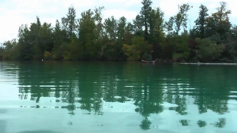 Cormorans on a small island. Video stock 96725840