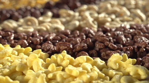 Corn and Wheat Flakes Stock Footage 47006356