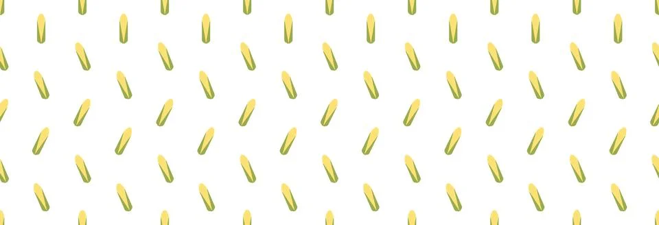 Corn banner. Stock Illustration