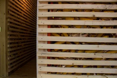 Corn barn Stock-Fotos