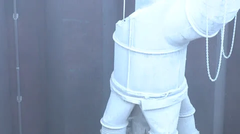 Corn being loaded into a ship 3 Stock Footage 23426280