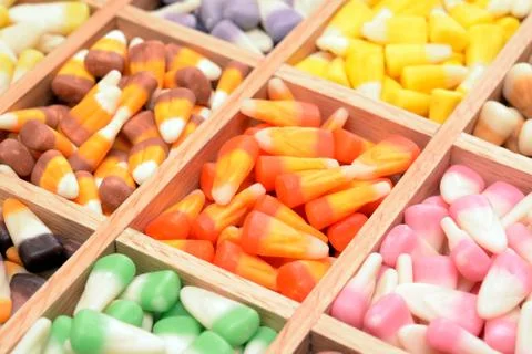 Corn candies Stock Photos