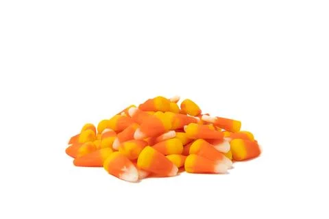 Corn candy in isolated on white background Stock Photos