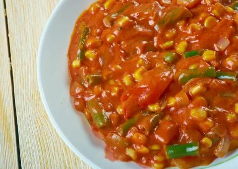 Corn Capsicum Masala Фото