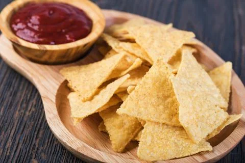 Corn chips nachos Stock Photos