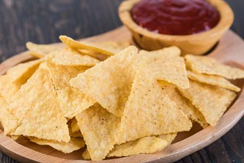 Corn chips nachos Stock Photos