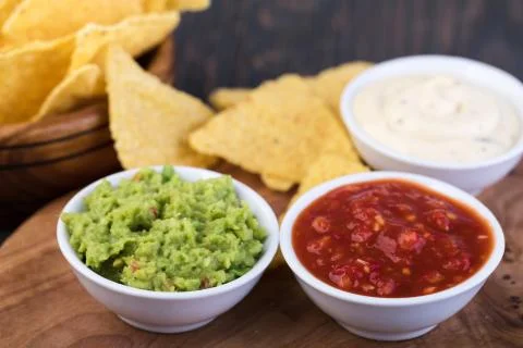 Corn chips nachos Stock Photos