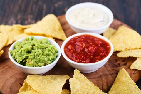 Corn chips nachos Stock Photos