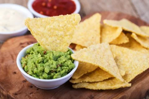 Corn chips nachos Stock Photos