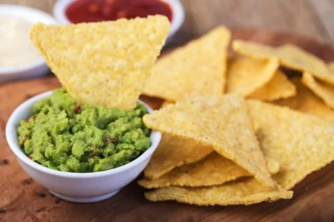 Corn chips nachos Stock Photos