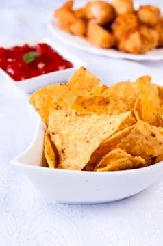 Corn chips Stock Photos