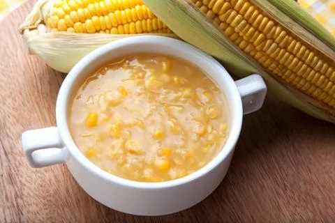 Corn chowder Stock Photos