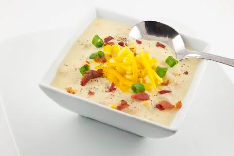 Corn chowder Stock Photos