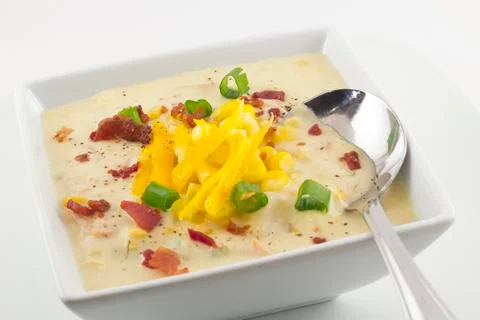 Corn chowder Stock Photos