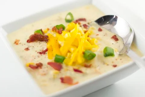 Corn chowder Foto stock