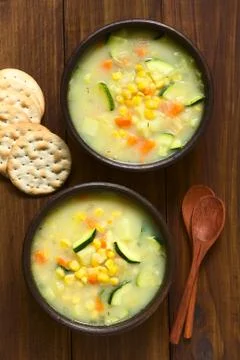 Corn Chowder Stock Photos