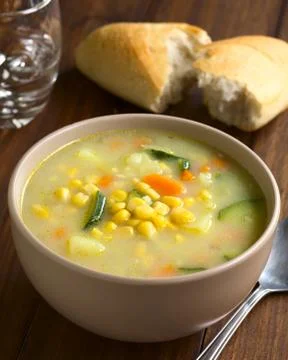 Corn Chowder Stock Photos