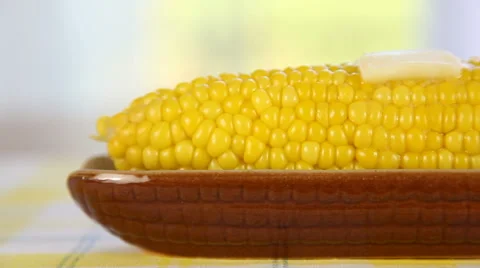 Corn On The Cob Stock Footage 43354078