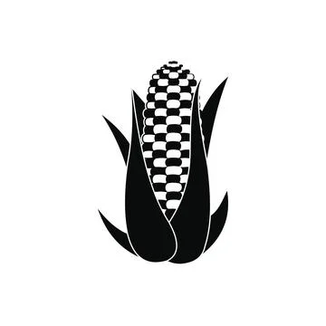 Corn cob icon Stock Illustration