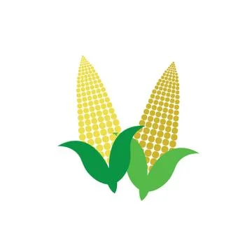 Corn on the cob Stock Illustration