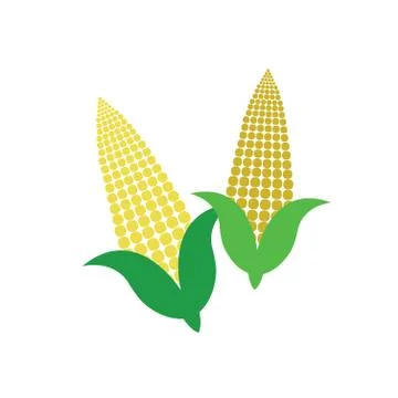Corn on the cob Stock Illustration