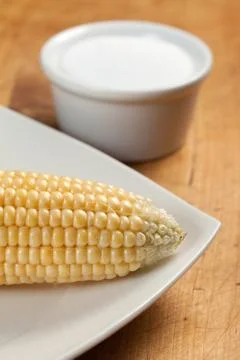 Corn on the cob. Stock Photos