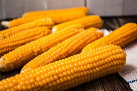 Corn on the cob Stock Photos