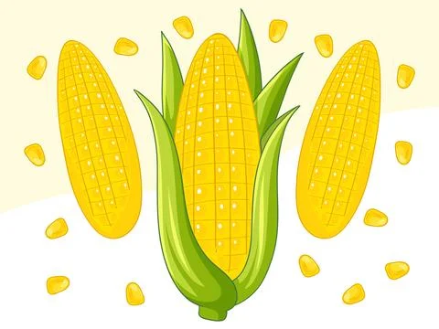 Corn Concept Illustration Stock Illustration