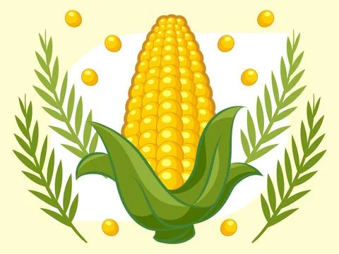 Corn Concept Illustration Illustrazione stock