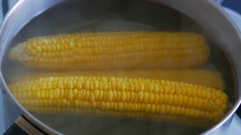 Corn is cooked Stock Footage 78190201
