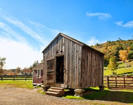 Corn crib Stock Photos