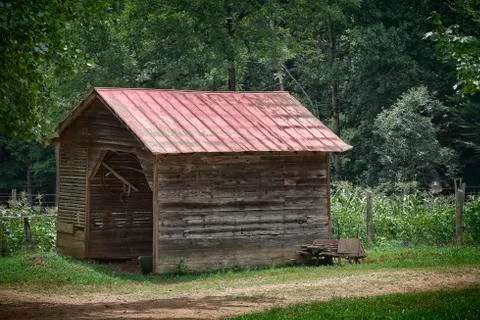 Corn crib Stock Photos