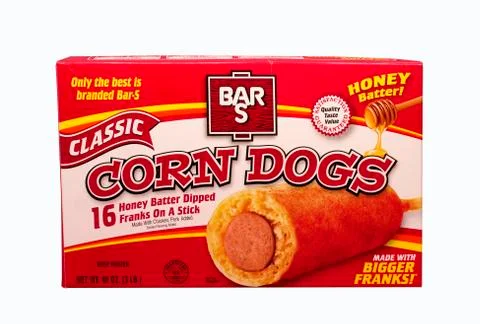 Corn Dogs Stockfoto's