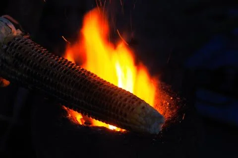Corn Fire Stock Photos
