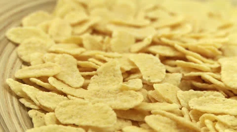 Corn flakes 1 Stock Footage 23259602