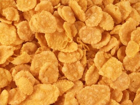 Corn-flakes bacground Stock Photos