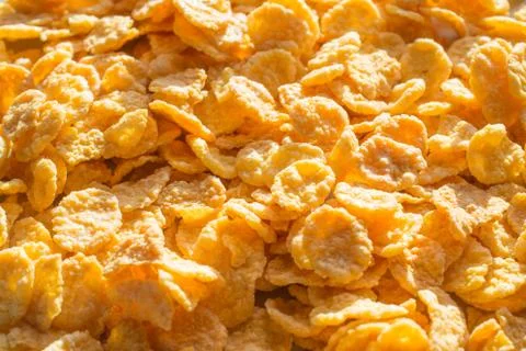 Corn flakes background and texture Foto stock