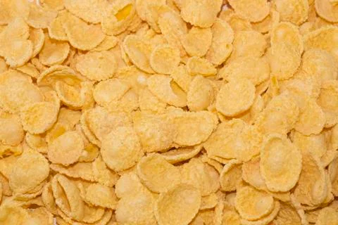 Corn flakes background texture 库存照片