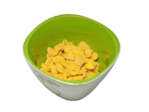 Corn flakes bowl Stock Photos