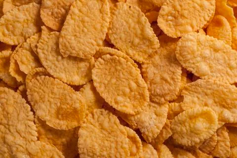 Corn flakes food background Stock Photos