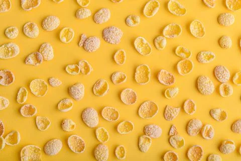 Corn flakes pattern Stock Photos