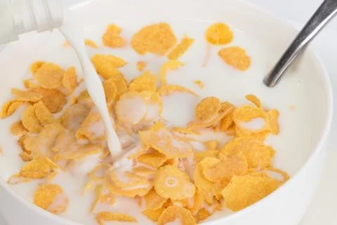 Corn flakes Fotos Stock